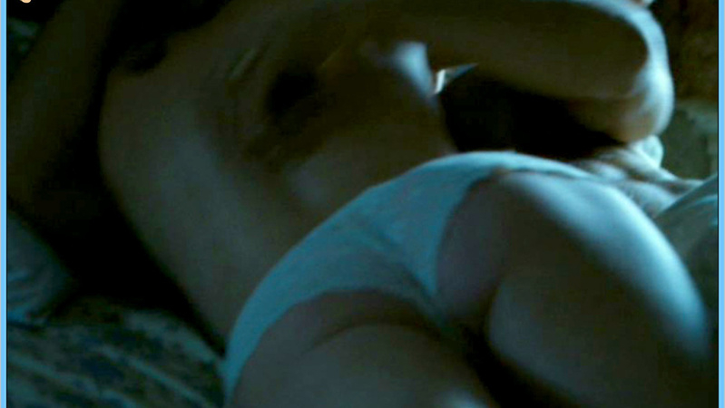 Sexiest Melissa George Scene in The Amityville Horror. Underwear, back exposed, couple in bed. 620419