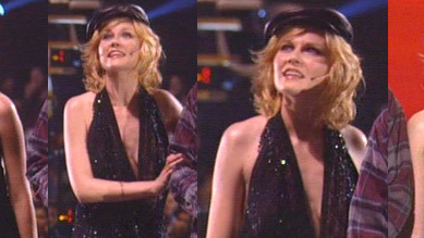 MTV Movie Awards's Sexiest Scenes with Kirsten Dunst. Sexy, SFW, black dress. 657726