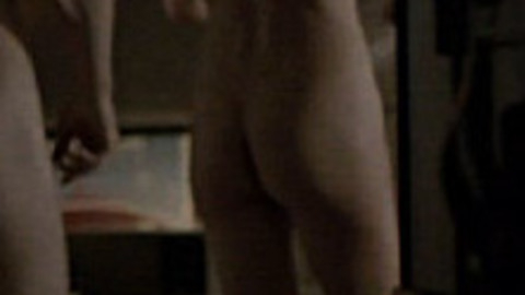 Kathleen Robertson in Boss (2011-2012) Butt Back Exposed Black High Heels 702524
