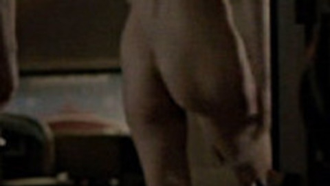 Kathleen Robertson in Boss (2011-2012) Butt Back Exposed Black High Heels 702522