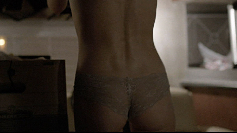 Sexiest Kathleen Robertson Scene in Boss. Underwear, SFW, back exposed. 702523