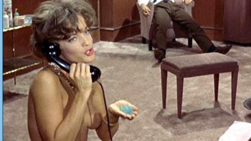 Boccaccio '70's Sexiest Scenes with Romy Schneider. Sexy, arms covering breasts, brunette. 559092