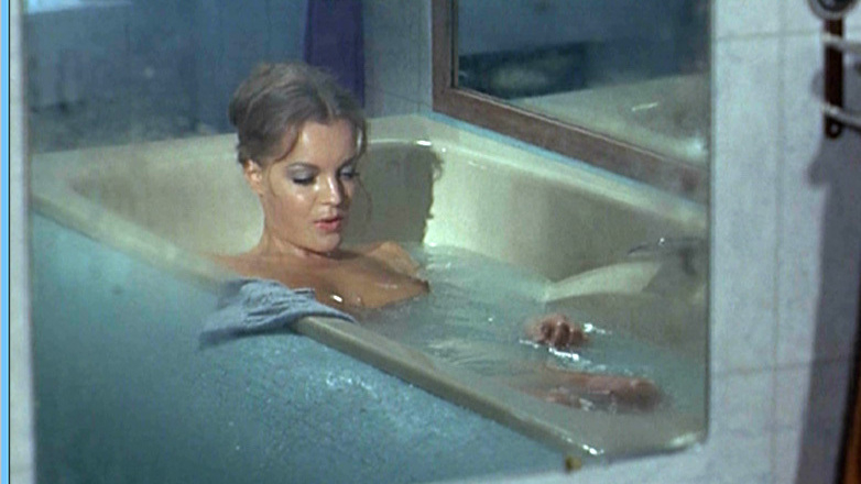 Romy Schneider Naked as Lily. Breasts, bathtub, brunette. 569907