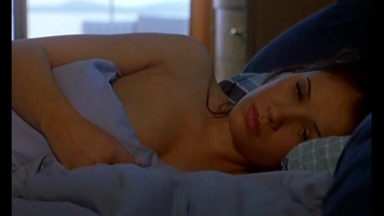Sexiest Marla Sokoloff Scene in A Date with Darkness: The Trial and Capture of Andrew Luster. Sexy, SFW, black hair. 567181