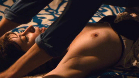 Valeria Bruni Tedeschi in A Castle in Italy (2013) Breasts Bed Breasts 737070