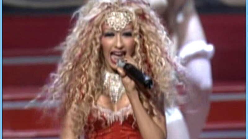 Sexiest Christina Aguilera Scene in MTV Movie Awards. Sexy, SFW, blonde. 657727