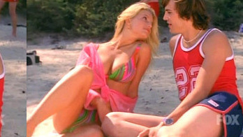 Hottest Jessica Simpson Scene in That '70s Show. Bikini, SFW, blonde. 656030