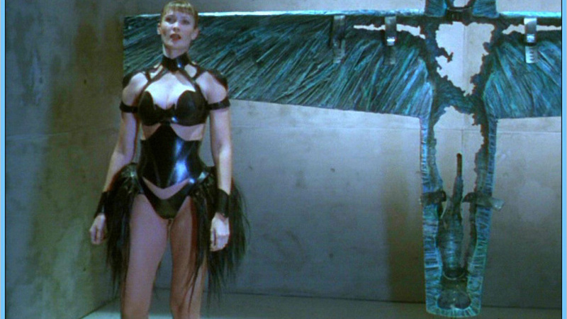 Hottest Zehra Leverman Scene in Mercy. Thong, Sexy, SFW, black leather corset. 559292