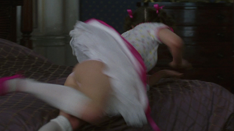 Natalie Portman in V for Vendetta (2006) Underwear Pink Shoes Thrown On Bed 688839