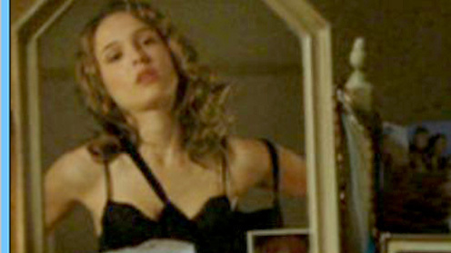Hottest Natalie Portman Scene in V for Vendetta. Underwear, SFW, black bra. 630926