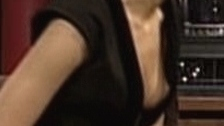 Late Show with David Letterman's Sexiest Scenes with Natalie Portman. Sexy, SFW, black dress. 659400