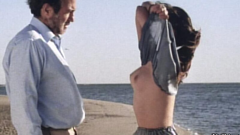 Katya Berger Nude as Girl on beach. Breasts, beach, brunette. 549206