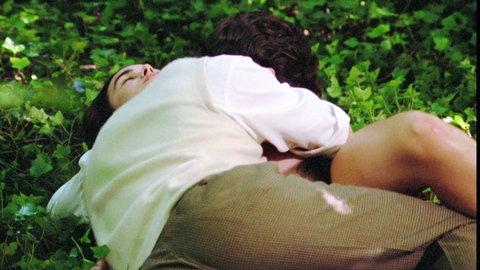 Élodie Bouchez Naked in Wild Reeds. Bush, brunette, couple. 1009345