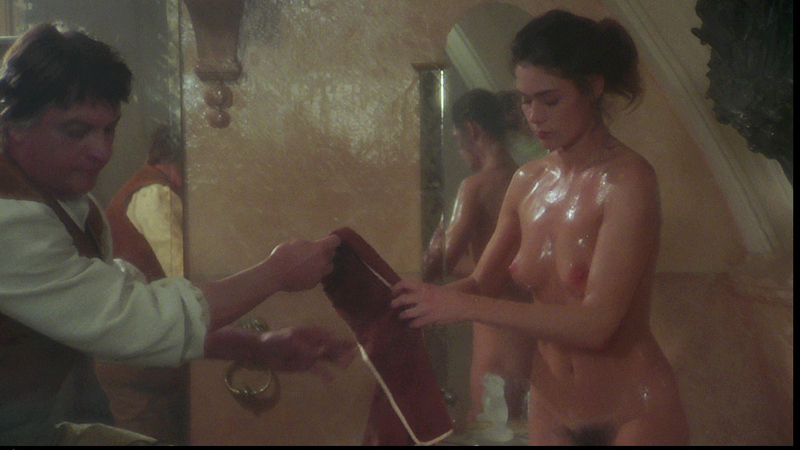 O from The Story of O Naked. Breasts, Bush, bath, brunette. 671945