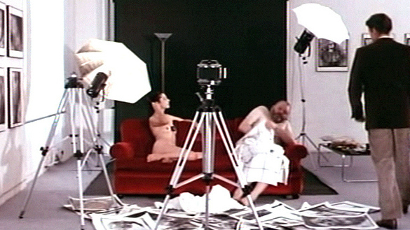Nudes of Flavia Spackler from The Belly of an Architect. Breasts, couple on couch, dark hair. 554778