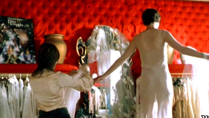 Sexiest Marianne Denicourt Scene in Quelqu'un de bien. Sexy, SFW, sheer white dress. 578851