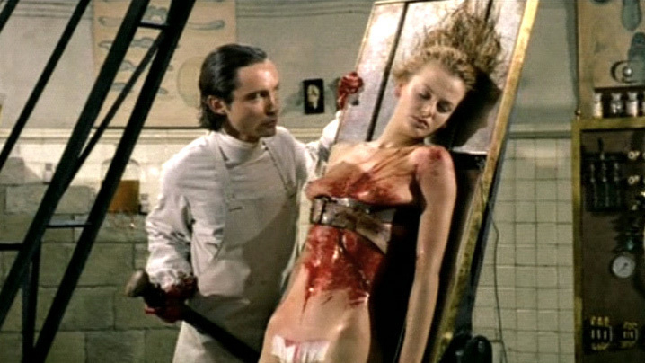 Dalila Di Lazzaro Naked as Female Monster. Breasts, blood, mad scientist. 565173
