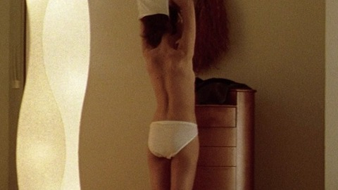 Sophie Aubry in Keep It Quiet (1999) Sexy Underwear Back Exposed Brunette 776855