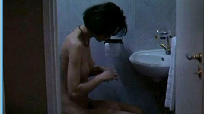 Nudes of Tina from Une nouvelle vie. Breasts, Bush, bathroom, brunette. 615300