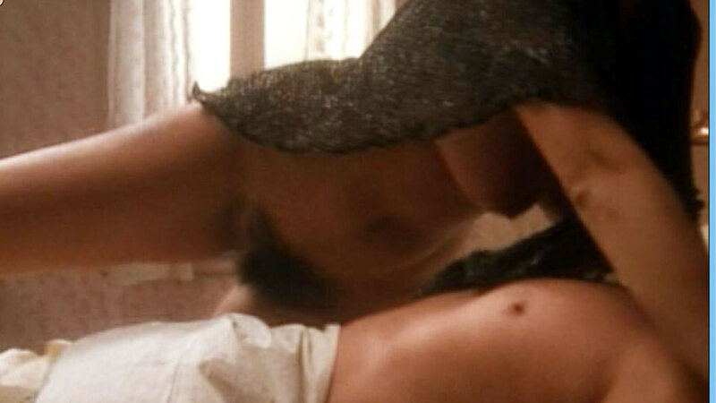Serena Grandi Naked in Miranda. Breasts, Bush, couple in bed, hairy bush. 565789