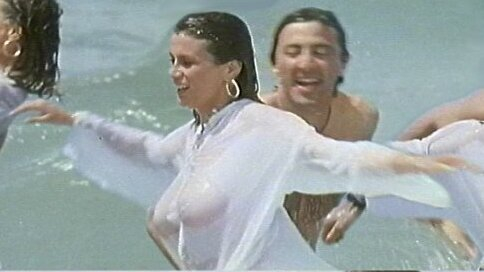 Sexiest Serena Grandi Scene in Teresa. Thong, Underwear, big breasts, black hair. 569683