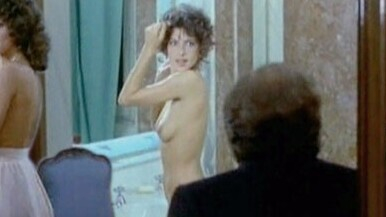 Clio Goldsmith Naked in Le cadeau. Breasts, black hair, collage. 560341