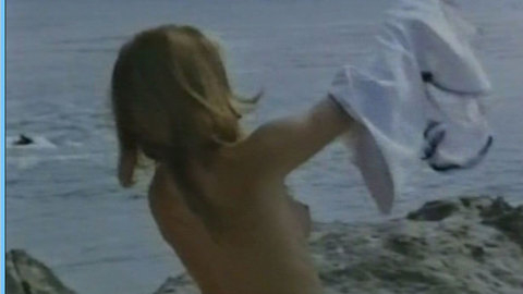 Claudia Jennings in The Single Girls (1973) Breasts Back Exposed Beach 550626