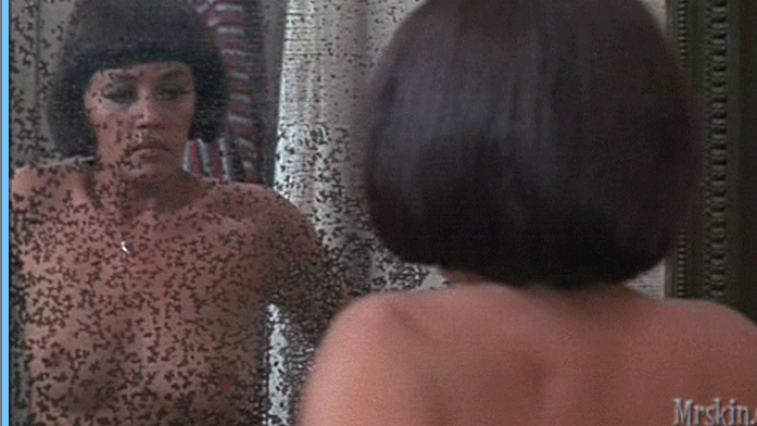 Jeanne Moreau Nude in The Bride Wore Black. Breasts, brunette, looking in mirror. 597412