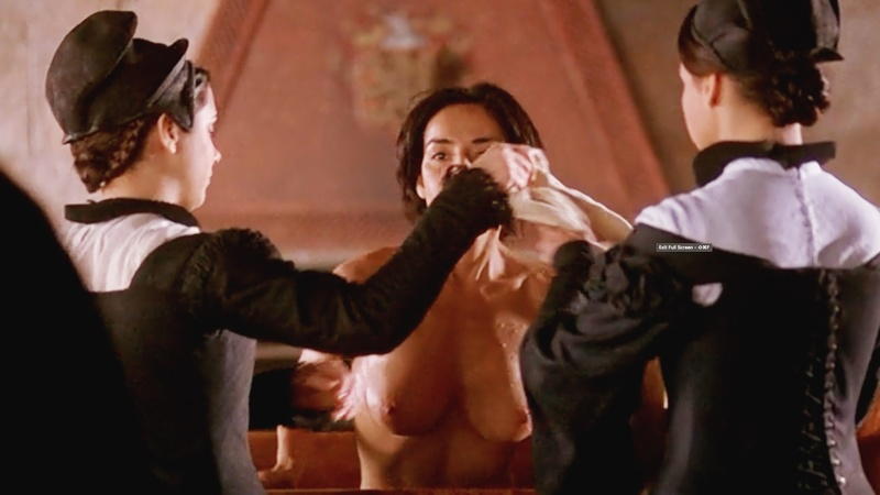 Blanca Marsillach Naked as Carmen de Jaramillo. Breasts, brunette, hair in bun. 635193