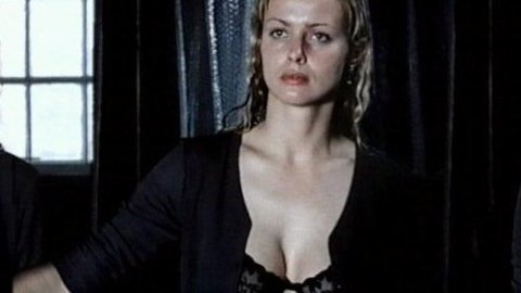 Izabella Scorupco in The Diver (2000) Breasts Big Breasts Black Bra 566647
