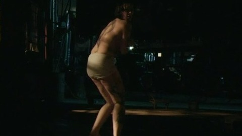 Franka Potente in The Bridge (2013-2014) Sexy Underwear Alley Back Exposed 744381