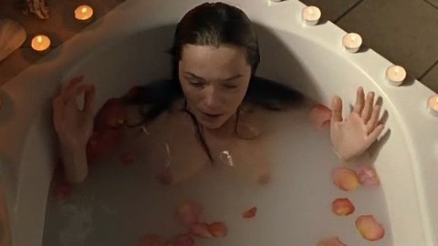 Julia Stemberger Nude in Hexenküsse. Breasts, candles, flower petals. 688015