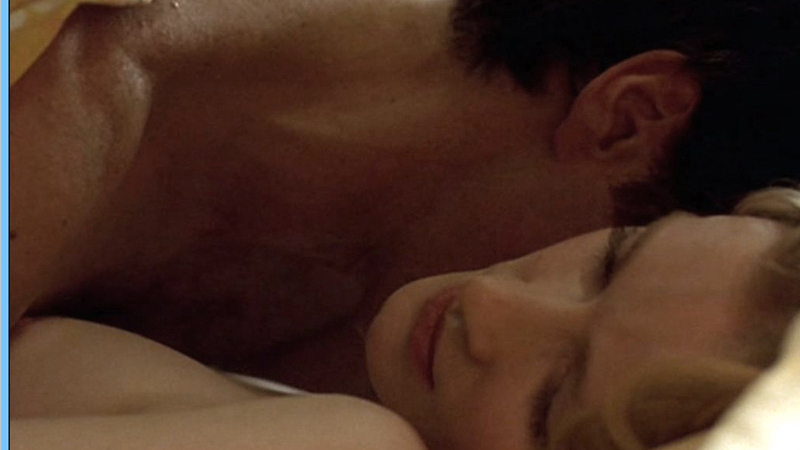 Claire Skinner Naked in Mauvaise passe. Breasts, blonde, couple in bed. 583513