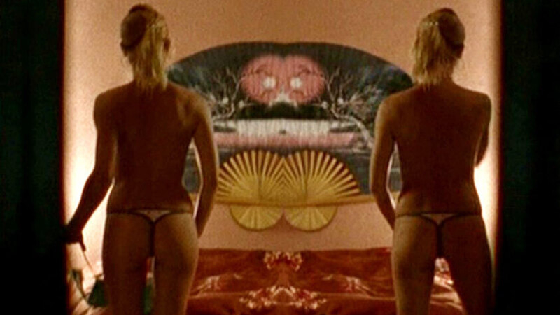 Hottest Nike Scenes. Thong, Underwear, black and white thong, blonde. 630285