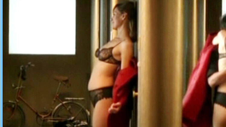 Sexiest Karin Belolavek Scenes. Underwear, SFW, black bra. 612610