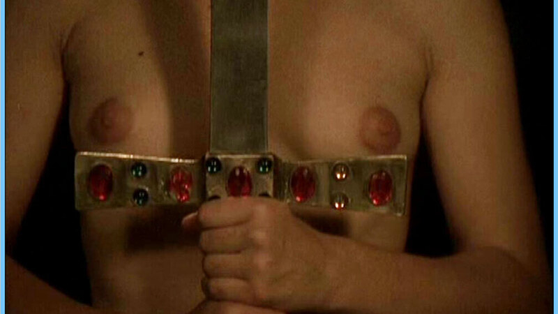 Lara Wendel Naked as Ramona. Breasts, holding sword, nude. 625605