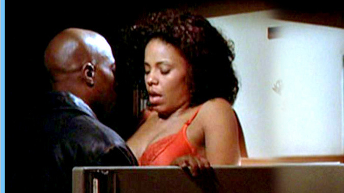 Sexiest Sanaa Lathan Scene in Disappearing Acts. Underwear, Black, black curly hair. 586645