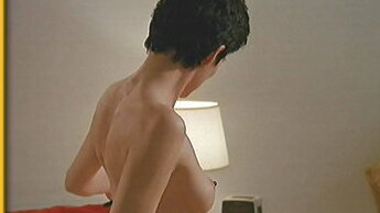 Élisabeth Bourgine Nude as Jeanne Kern. Breasts, Bush, black hair, collage. 567458