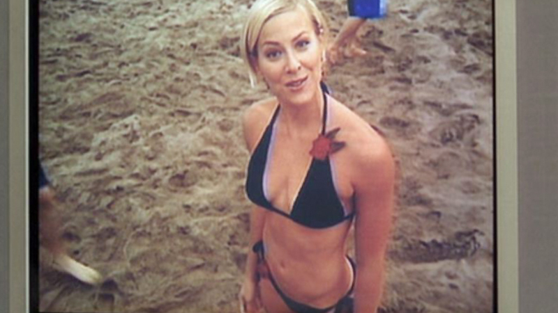Sexiest Megan Vandergeld Scenes. Bikini, beach, black bra. 617380