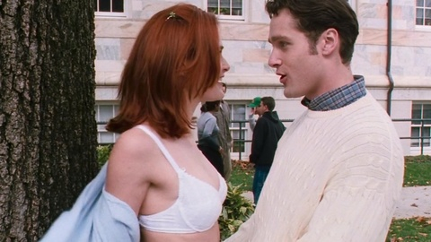Sexiest Rachel Blanchard Scene in Road Trip. Underwear, SFW, cleavage. 729595