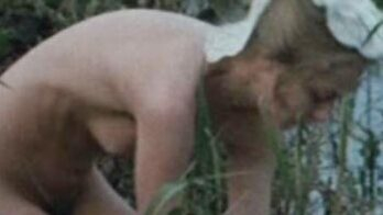 Sofie Gråbøl Nude as Miss Sine. Breasts, Bush, bent over, hairy bush. 567842