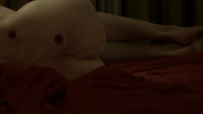 Smadi Wolfman Nude as Véra Musil. Butt, fully clothed man, marks on body. 722234
