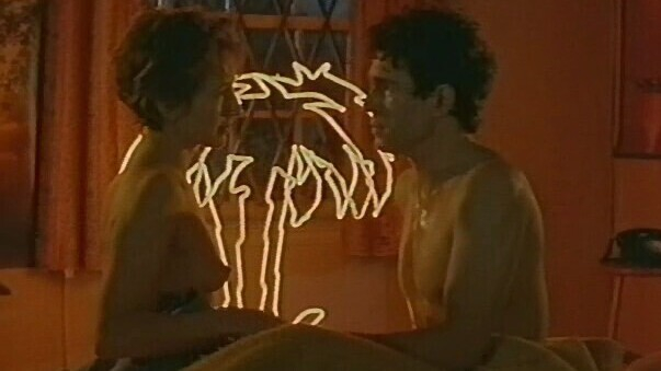 Nathalie Baye Nude in Lune de miel. Breasts, brunette, couple in bed. 687580