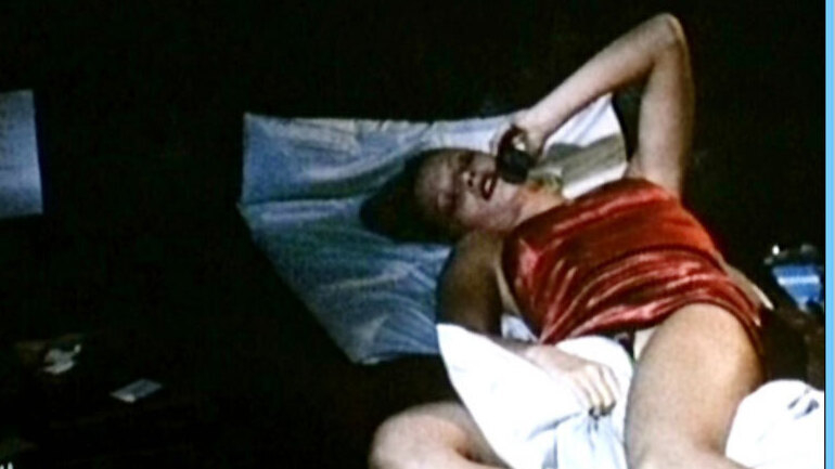 Angel Express's Sexiest Scenes with Doreen Jacobi. Underwear, laying in bed, on phone. 601086