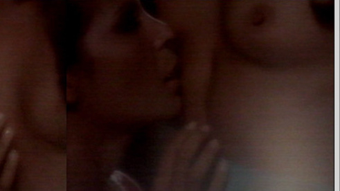 Rosalba Neri Nude in The Devil's Wedding Night. Breasts, Lesbian, close-up, collage. 585538