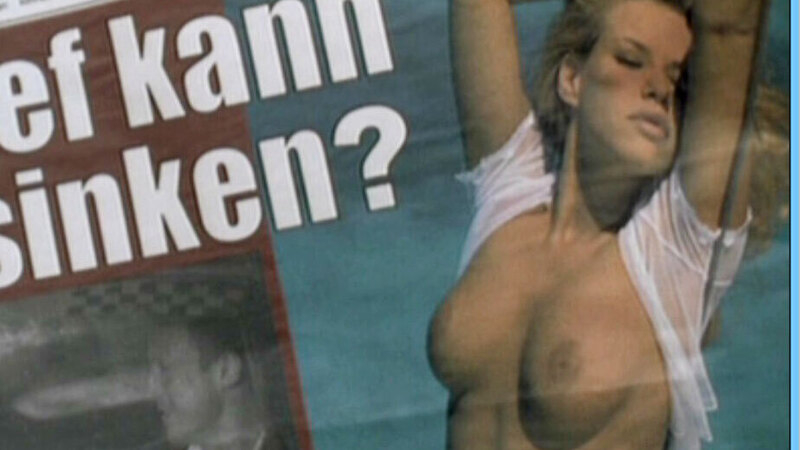Alexandra Neldel Naked in Goldene Zeiten. Breasts, Thong, newspaper photo, nude. 636217