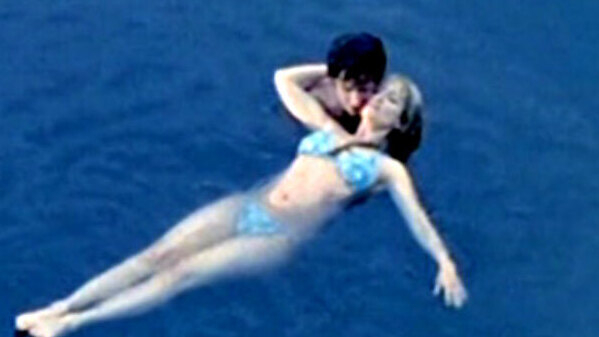 Sexiest Natalia Wörner Scene in Der Seerosenteich. Bikini, SFW, blue bikini. 629293