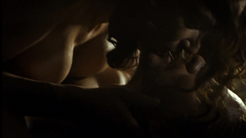 Natalia Wörner in The Pillars of the Earth (2010) Sexy Brunette Couple 688004