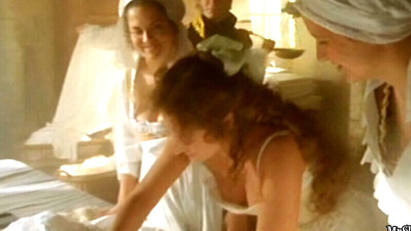 Hottest Mathilde Seigner Scene in Madame Sans-Gêne. Sexy, SFW, brunette. 608276