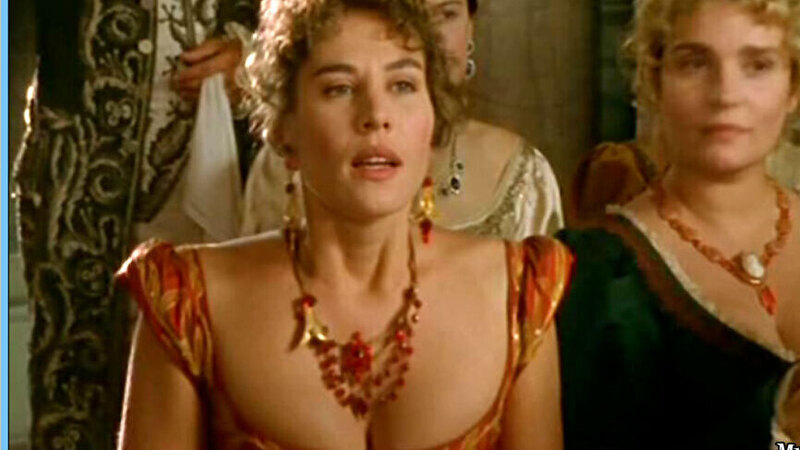 Madame Sans-Gêne's Sexiest Scenes with Mathilde Seigner. Sexy, brunette, cleavage. 608274